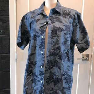 Banana Republic Chambray Tropical Shirt